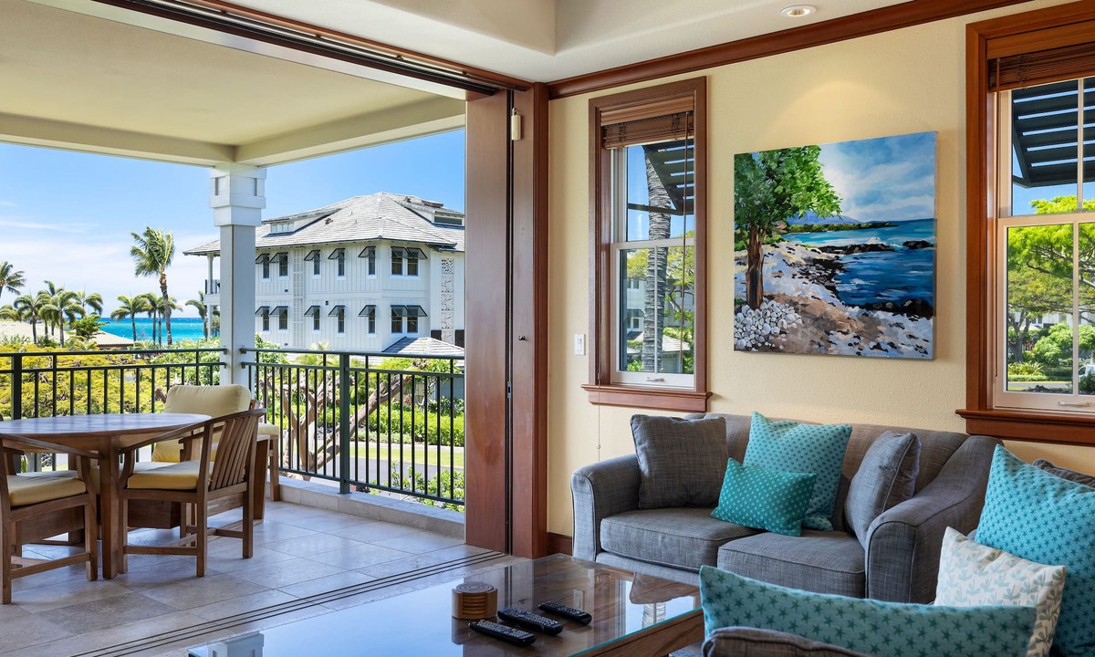 Waikoloa Condo | 2 BR Extended Floor Plan w an Ocean View - Hilton Waikoloa Access Included