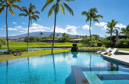 Kaupulehu House | Exquisite 4BR Ka 'Ulu Estate (102A) at Hualalai – Infinity Pool & Golf Views