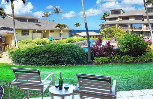 Poipu Condo | Ocean View 3BR at Makahuena | Lanai, Pool, AC