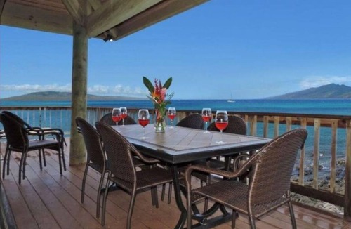 Napili Villa | Oceanfront Villa Turtle Cove Villa, Napili. Spectacular views. 5BR Sleeps 10 A/C