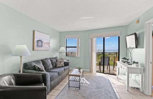 Belle Vista Condo | 🌅 Vista's on the Gulf #202 — Gulf Front Luxury with Balcony Views & Resort Amenities