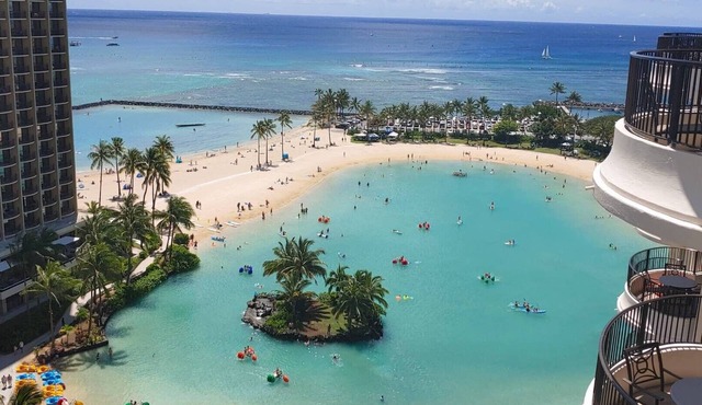 Hilton's Lagoon Tower 1-Bd Plus Ocean View: A Paradise with Endless Fun in Honolulu