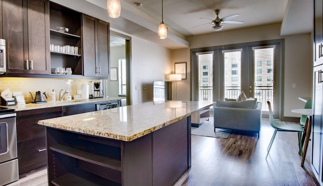 Kenzie Spring 146 I Modern 1 Bedroom Apartment with Terrace in Domain, North Aus in Austin