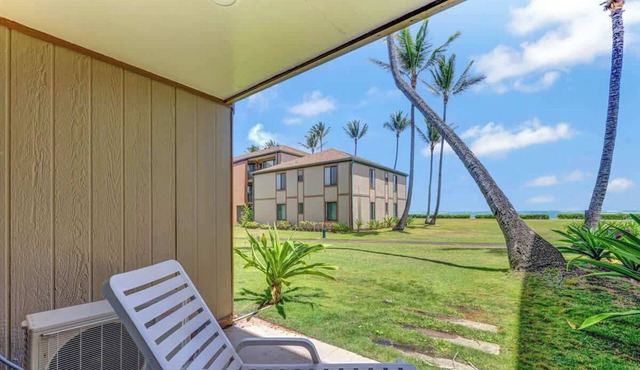 Lush Ocean View Condo Pono Kai Resort F105 in Kapa`a
