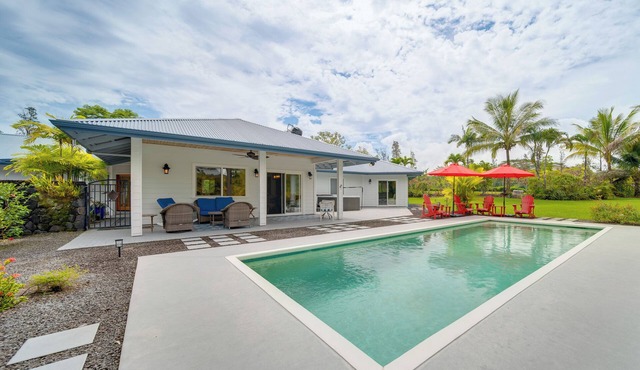 Lush Puna Coast Escape! Spacious Home w/Pool in Keaau