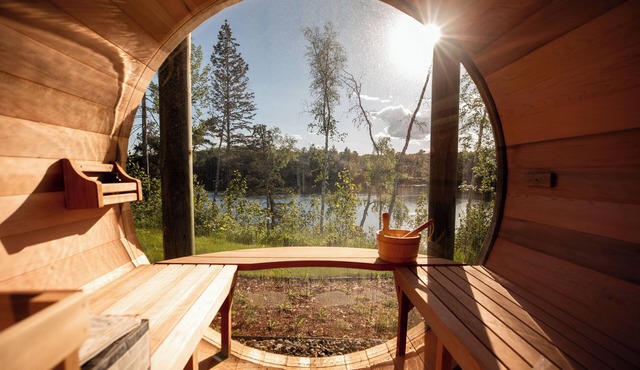 Luxury Lakefront Cabins on Leech Lake: Sauna/Boat/Dock/Firepit/Gazebo/Sleeps 12+ in Walker
