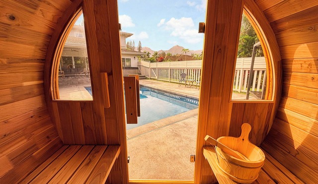 Napali Views+Pool/spa+Cold plunge+Sauna
