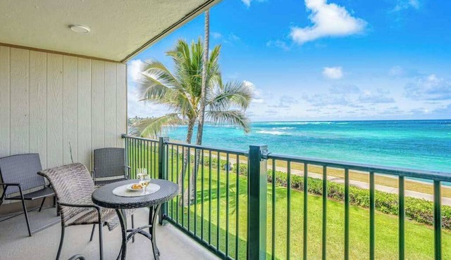 Oceanfront Kapaa Home with Shared Pool, Hot Tub & Private Lanai in Kapaa