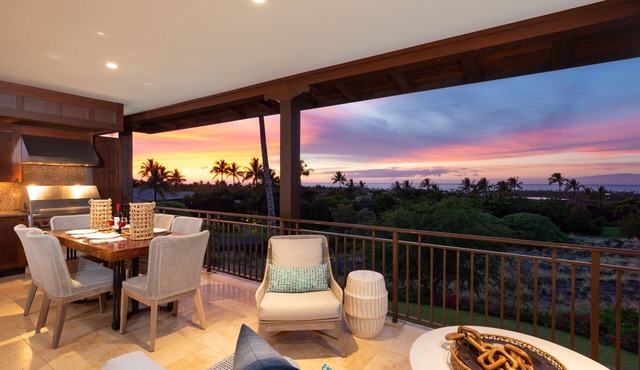 Stunning 3BR Haliʻipua Villa (H120) at Hualalai – Interiors & Ocean Views