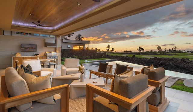 Upscale 6BR One Ocean Estate (GE3) at Mauna Lani – Golf Course Views & Pool