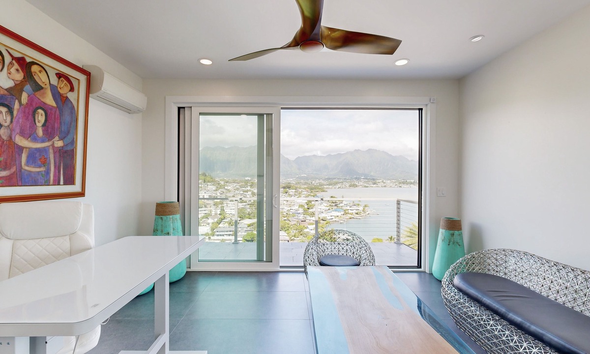 Kaneohe House | Luxurious modern home with multiple lanais, private elevator & views throughout