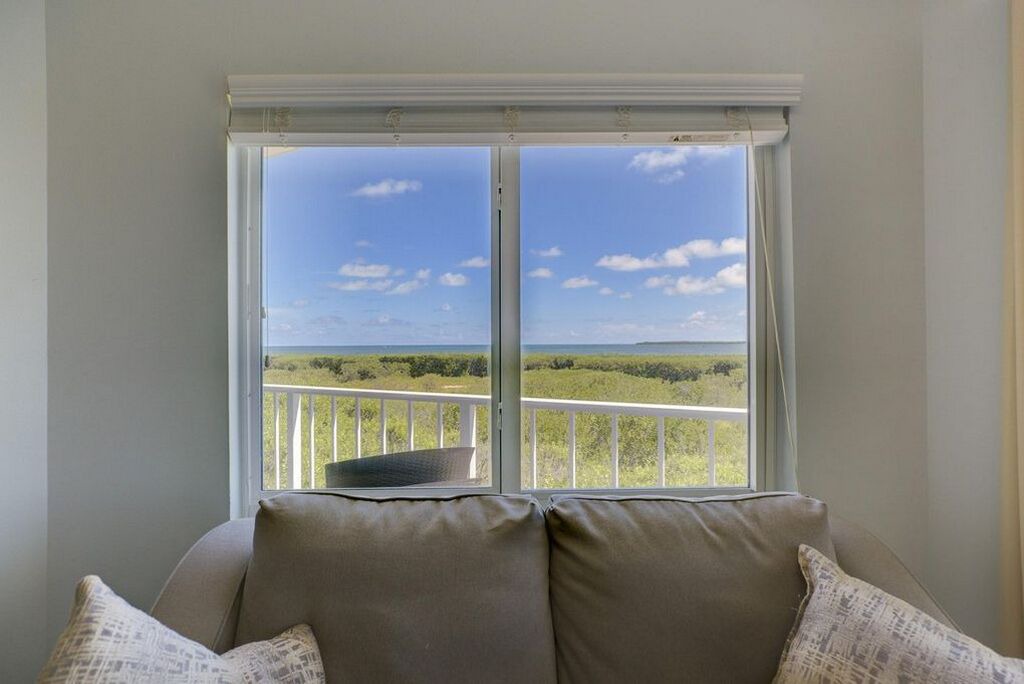 Tavernier Condo | Two Spectacular Ocean Views from the Living Room and Master Bedroom of the Condo