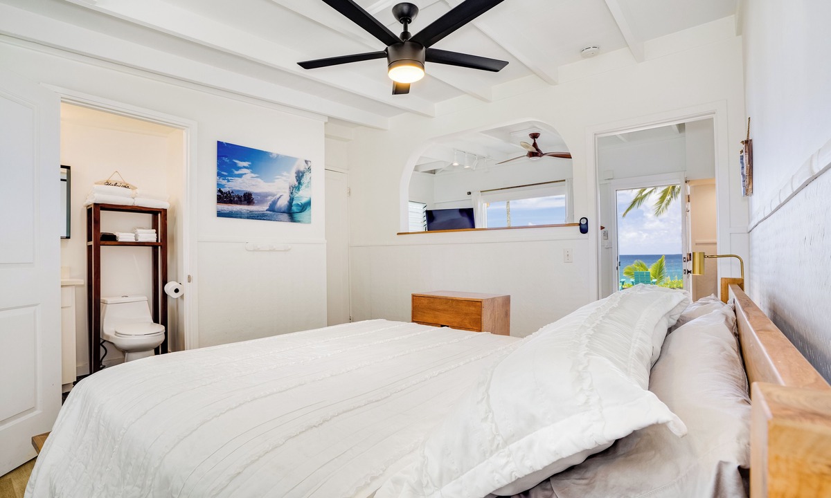 Pupukea House | Gardenia @ Ke Iki Beach Bungalows ~ Daily Free Yoga~Sauna~Cold Plunge~AC