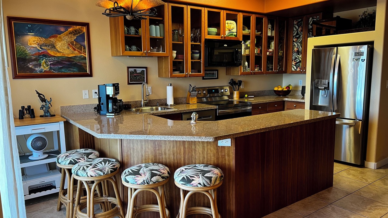 Photo of Kitchen in Kahaluu Bay