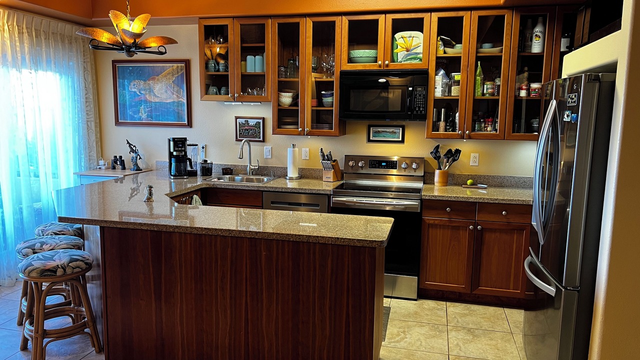Photo of Kitchen in Kahaluu Bay