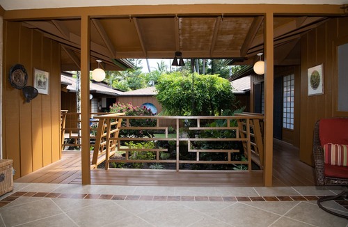 Keaau House | Japanese Style Pool House - 1 block from the ocean