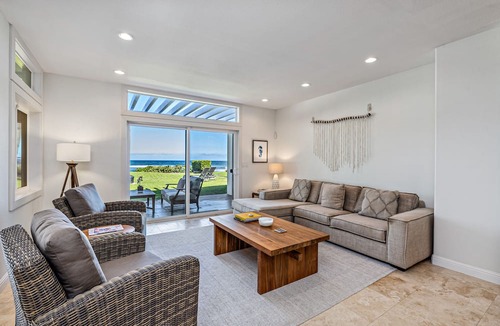 Mokuleia House | Oceanfront Family Escape w/A/C, Large Yard and Sunset Deck