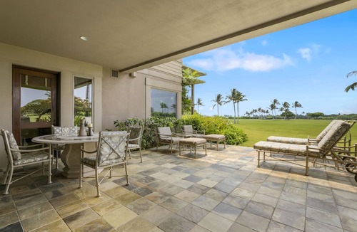 Kaupulehu Villa | Hualalai Fairway Villa 110C ~ garden level ~ w/signature outdoor shower