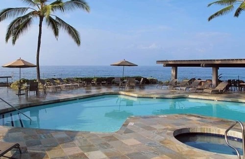 Keauhou Condo | Direct Oceanfront Condo. Kanaloa at Kona Resort. 3 pools. Central A/C.
