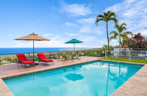 Kailua-Kona House | Permitted Luxury Home, Stunning Views, Heated Pool, Perfect Location!