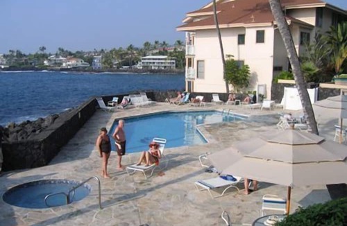 Kailua-Kona Condo | Oceanfront 2 BR/2BA in Beautiful Sea Village.
