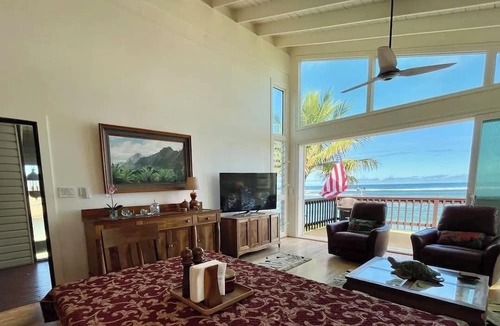 Mokuleia House | BEACH FRONT ESTATE SANDY BEACH Heated Saline Pool/SPA 360 Views: Please Inquire