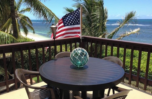 Mokuleia House | Beach Front Estate w/Guest Cottage, Sandy Beach, Heated Pool/Spa: Please Inquire
