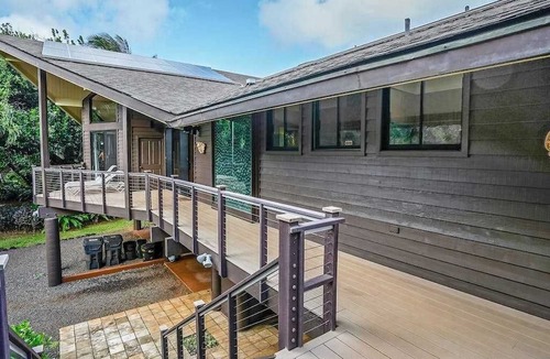 Anahola House | Beachfront Anahola Home with Ocean Views, Hot Tub & Beach Gear