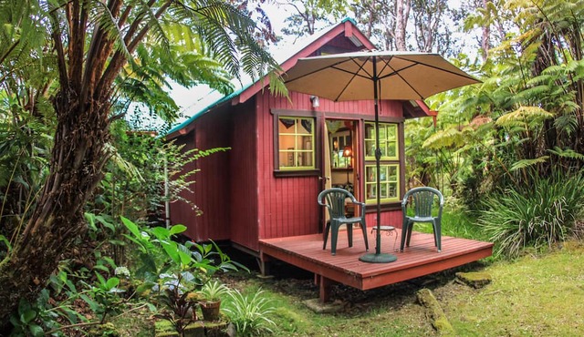 Romantic, Private Cottage Nestled Away in Volcano in Mountain View