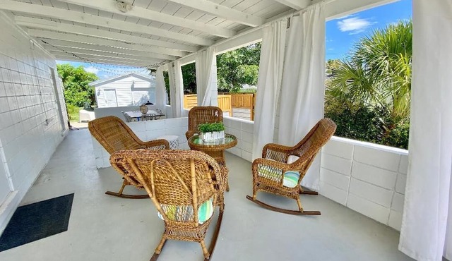 Charming 2BR Laguna Beach Cottage with Fenced Yard & Covered Patio ~ Beach Access #81 in Panama City Beach