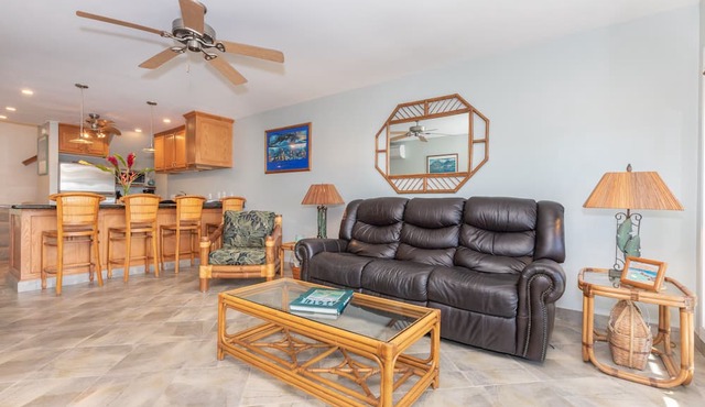 Ocean View Kahana 2BR w/secluded beach,pool, AC,2 Lanai's-Maui Condo Rental in Lahaina