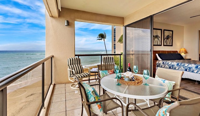 Island Time Starts Here! 2BD/2BA Oceanfront Corner SK334-Sullivan Properties in Lahaina