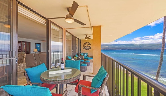 Magnificent Oceanfront Luxury Dolphin Suite with Your Own Private Elevator! in Maalaea