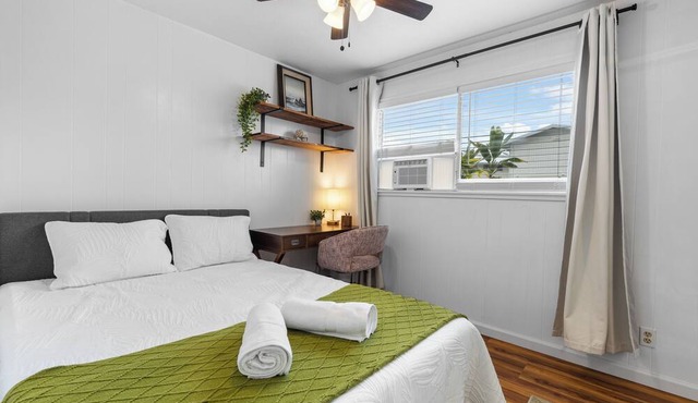 Cozy 2-bedroom condo in charming Hilo with WiFi, AC in Hilo
